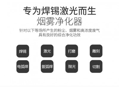 烟味尘净化器—焊锡（激光）车间无耗材烟雾净化器图3