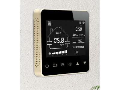 激光型86盒新风控制器，彩屏控制器，新风开关，普通液晶控制面板图3