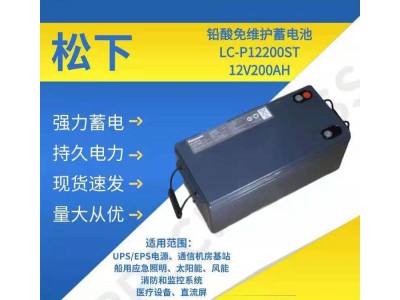 松下蓄电池LC-P12200 12V200AH西安总代理现货图2