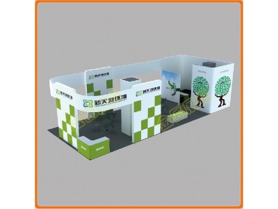 出国参展，便携式可重复使用展位，拉网展位，展会展架图2