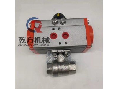 304/316材质内丝球阀，气动内丝球阀 不锈钢气动球阀图3