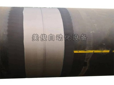 大型钢管外壁自动喷砂机除锈喷砂设备图3