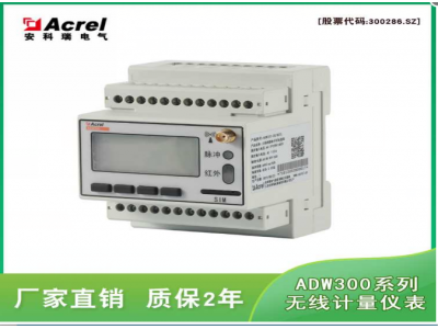 安科瑞 ADW300无线计量仪表 用于配电箱安装图1