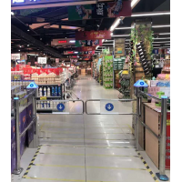 北京超市单向进出口器/超市单向门/超市自动感应门/超市禁行器