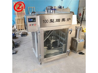 哈尔滨红肠烟熏炉烟熏蒸煮烘烤一体机  风干肠烟熏机图2