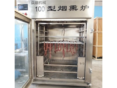 哈尔滨红肠烟熏炉烟熏蒸煮烘烤一体机  风干肠烟熏机图3