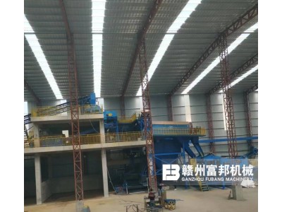 EPC电厂炉渣分选生产线 垃圾焚烧炉渣处理设备工艺流程图2