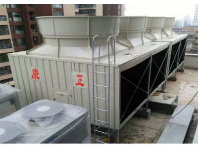 玻璃钢方形横流式康正&正康明冷却塔 冷却塔改造图2