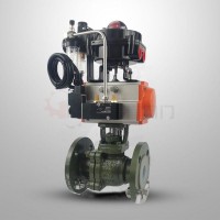 Q641F46气动衬氟球阀